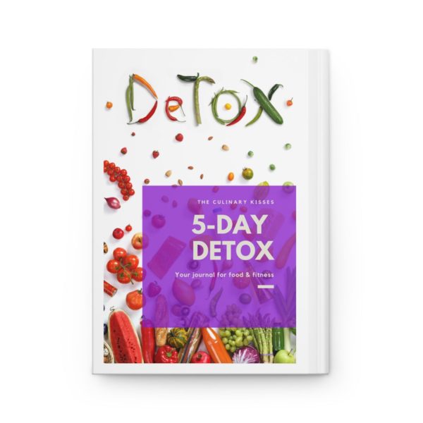 Culinary Kisses 5-Day Detox Hardcover Journal Matte Cheap