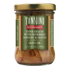 Tonnino Tuna, Packed in Sundried Tomato & Olives , Glass Jar, 6.7 oz Online Sale