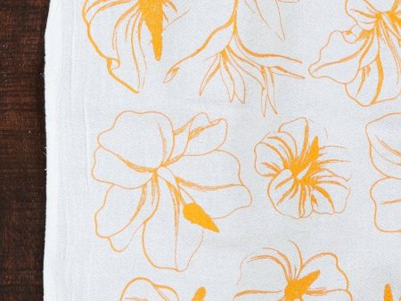 Tropical Flower Tea Towel Online Sale