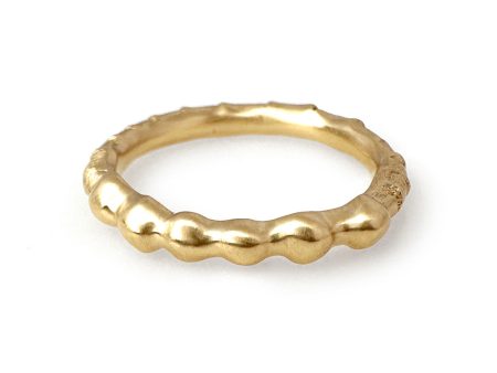 Hebe Twig Beaded Stacking Ring Online now