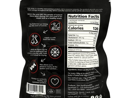 Dried Cod Bites, Nordic Snack (35g) Supply