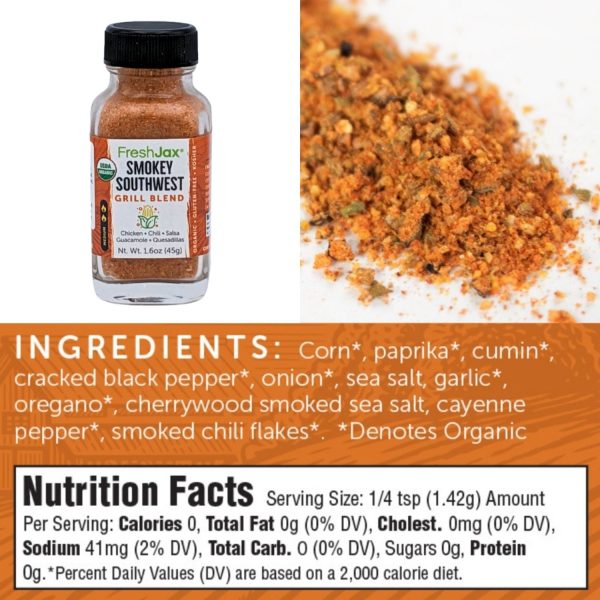 Smokey Southwest Grill Seasoning Organic Online now