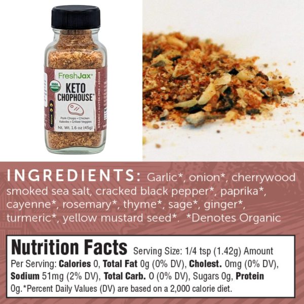 Keto Chophouse® Steak Seasoning Organic on Sale