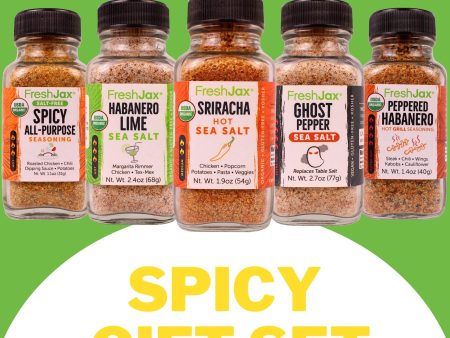 Hot & Spicy Organic Seasonings 5-pack Sampler For Discount