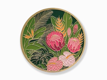 Tropical Floral Luxe Coaster | Christmas Gifts Online Hot Sale