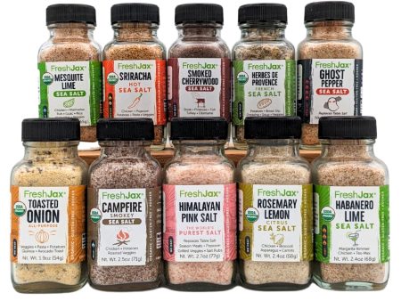 Seasoned Salts Gift Set - 10 Sampler Size Seasonings Sale