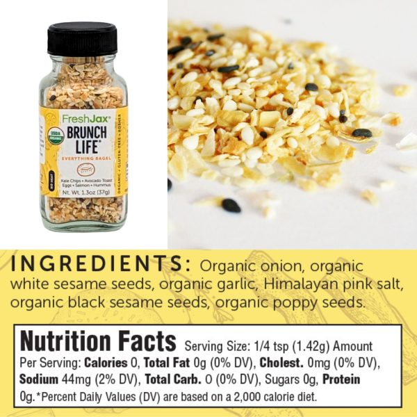 Brunch Life® Everything Bagel Seasoning Organic Online Sale