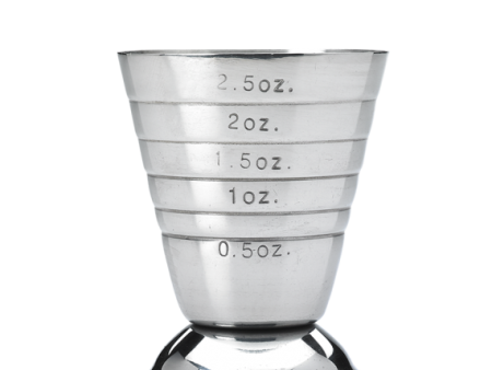 Barfly Measuring Cup, 2.5 oz, Stainless Steel Fashion