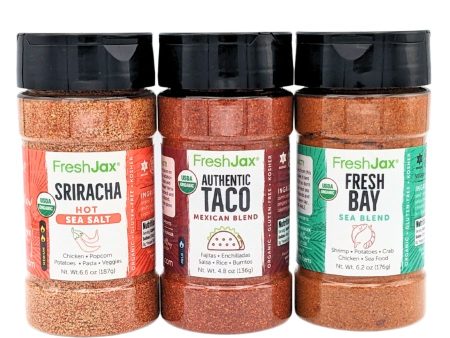 Seafood Seasonings Organic 3-pack Large Discount