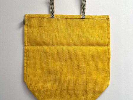 100% cotton gauze net eco produce bags with handle - large: Yellow Online Sale