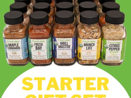 Organic Seasonings Gift Set - 25 Pack Starter Collection Supply