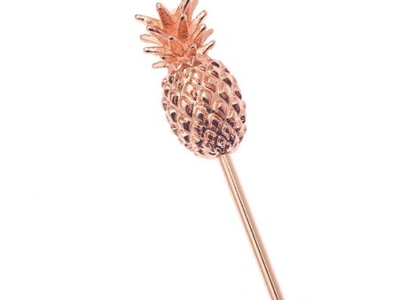 Barfly Cocktail Picks, Pineapple, Copper Plated, Set 12 For Sale