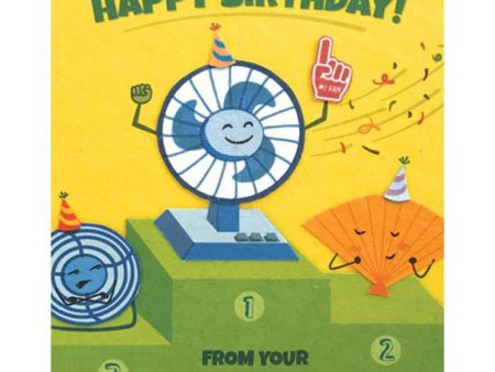 #1 FAN BIRTHDAY CARD Online now