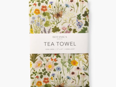 BOTANIST | 100% LINEN TEA TOWEL on Sale